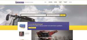 La home page del nuovo sito di Michelin Agricoltura.